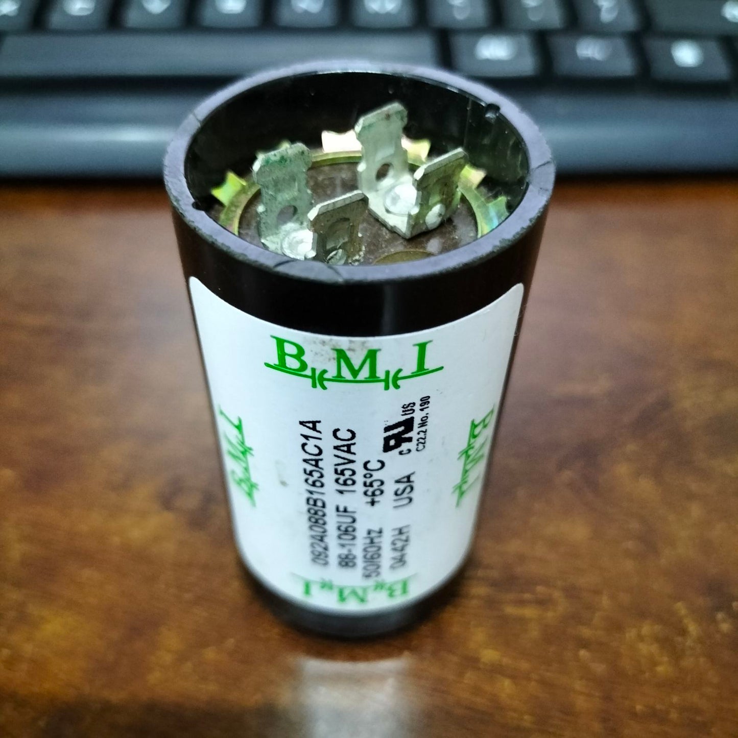 BMI 88-106MFD 165V AC motor capacitor for efficient electrical performance