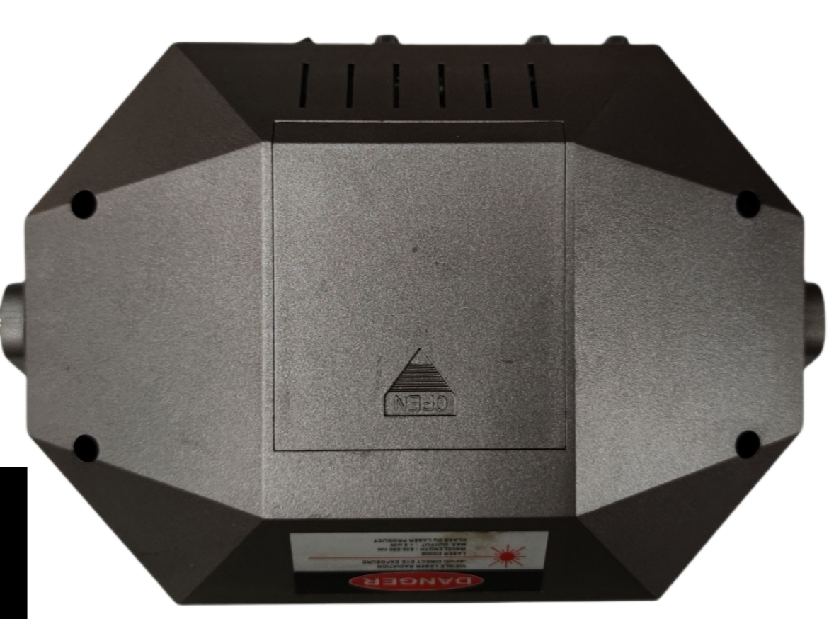 Botex Lazer Light laser crab fiber optic light device with black angular casing and ventilation slots