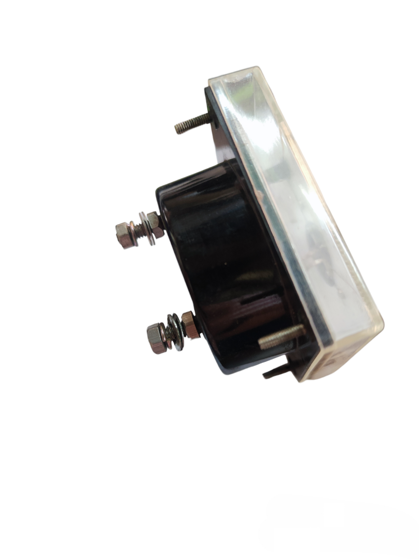 Brother 300A AC panel meter with clear display and mounting bolts for power measurement