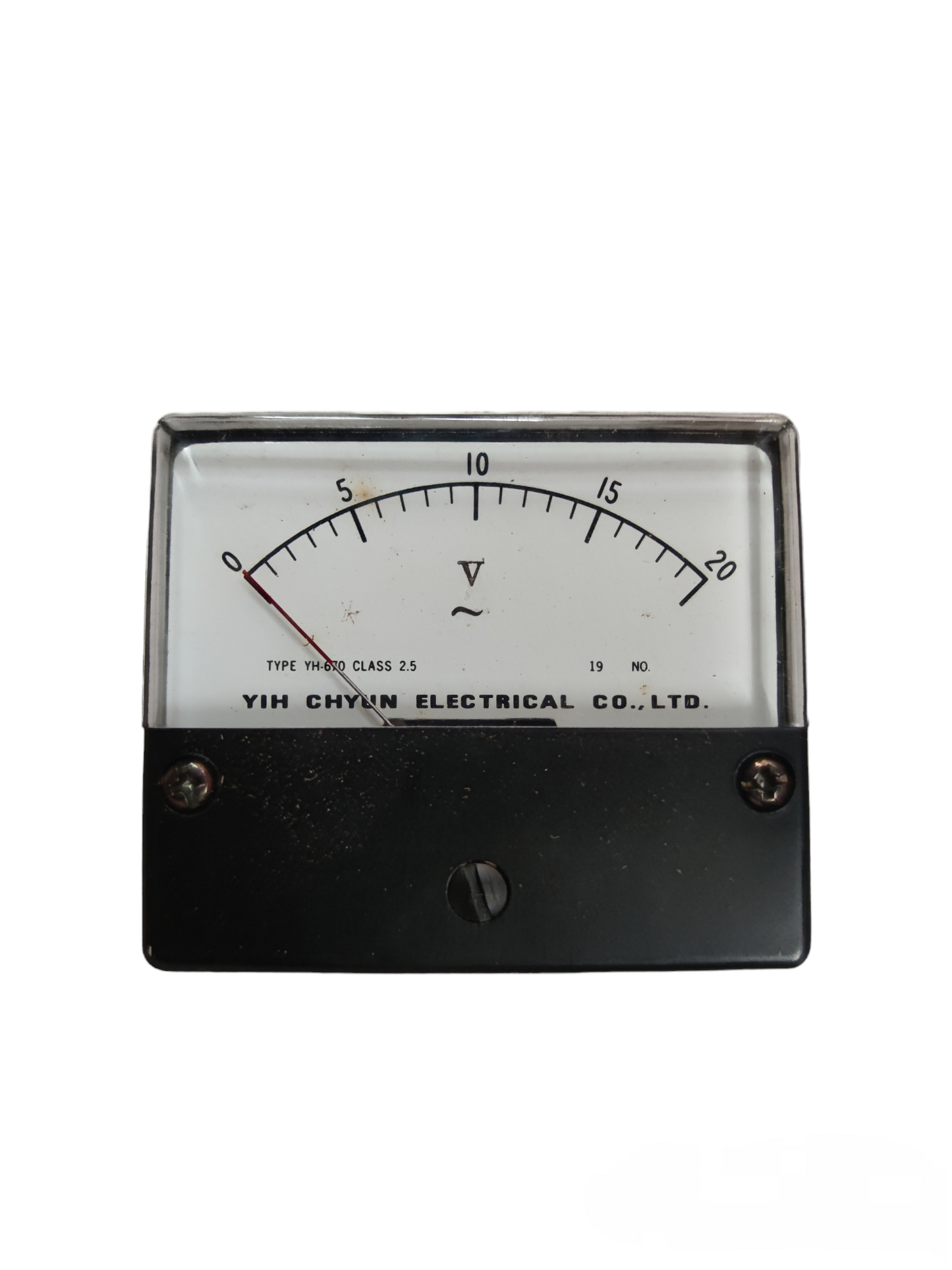 Brother Panel Meter 15V AC electrical trade tool showing analog voltage measurement gauge