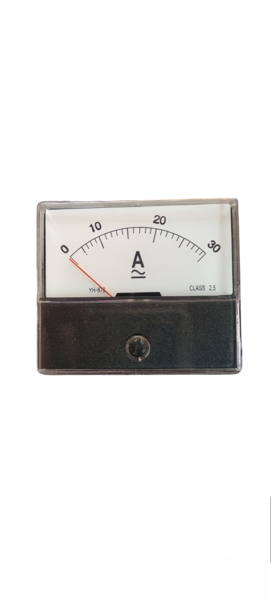 Brother Panel Meter 60mm x 70mm analog current meter with clear scale and needle indicator