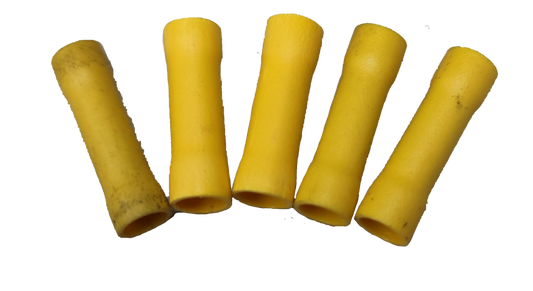 Yellow Butt Connector with Insulation for electrical wiring and circuitry parts from China