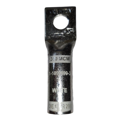 Utilux Terminal Lugs Long Barrel 1 Hole for AWG 300MCM or 150mm Wire 14mm Stud 1-1099899-2 Ring Compression or Crimp Type
