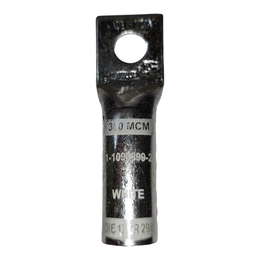 Utilux Terminal Lugs Long Barrel 1 Hole for AWG 300MCM or 150mm Wire 14mm Stud 1-1099899-2 Ring Compression or Crimp Type