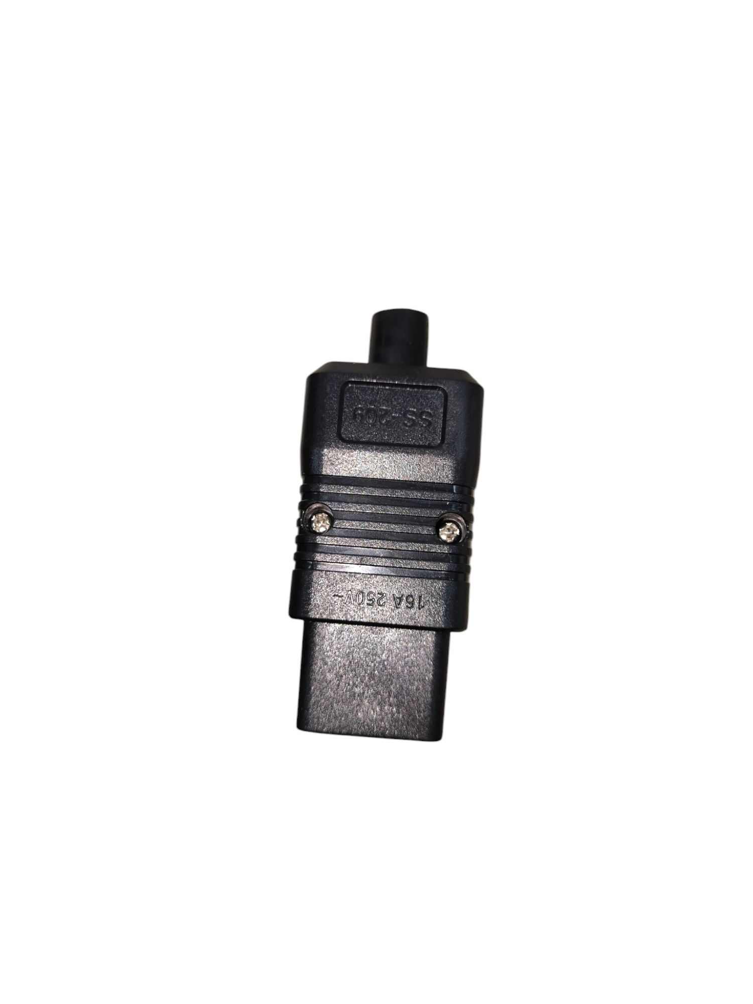 Grippes C19 Female Computer Connetor in black for electrical circuitry and parts