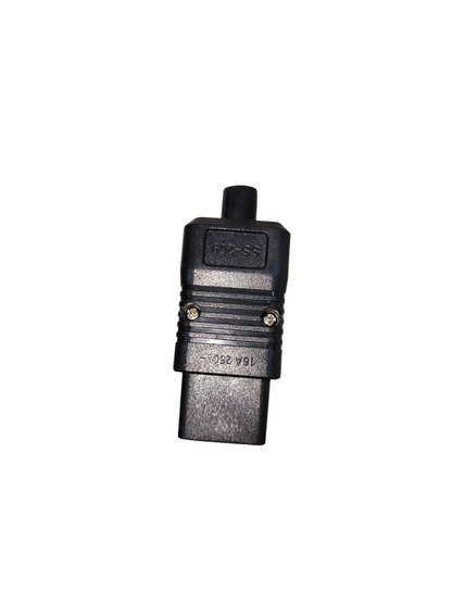 Grippes C19 Female Computer Connetor in black for electrical circuitry and parts