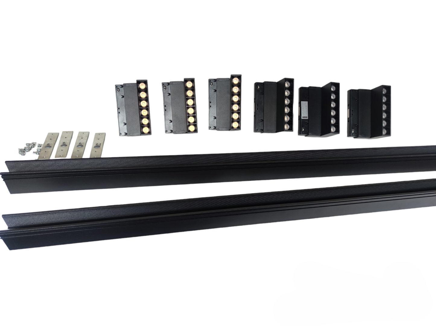 ILLUMIQ TERRA LED Magnetic Track Light 2 Meters 50mm with 6pcs 6W LED Foldable Grille Cool White 4000K 220V Series 20