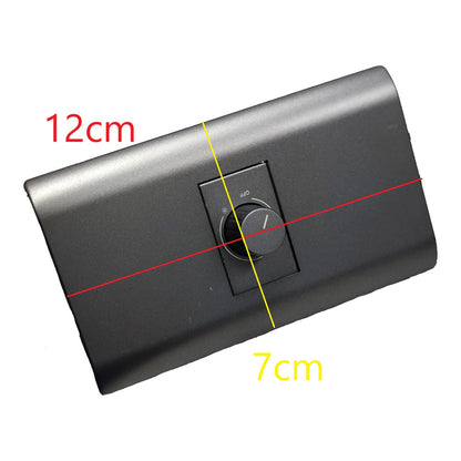 Royu 500W Dimmer Switch 220V with Plate Cover Dark Gray Plano Series (RMP1/DG)+(RMS5-B/DG)