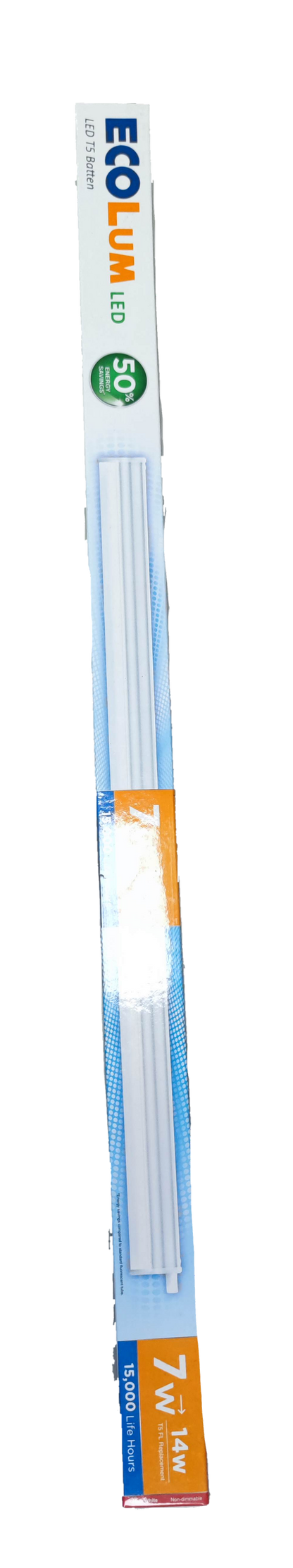 Ecolum 7W T-5 Batten LED 220V 7W LED T5 Fluorescent Tube 7W 220V  570mm Length Available in Warm White and Daylight