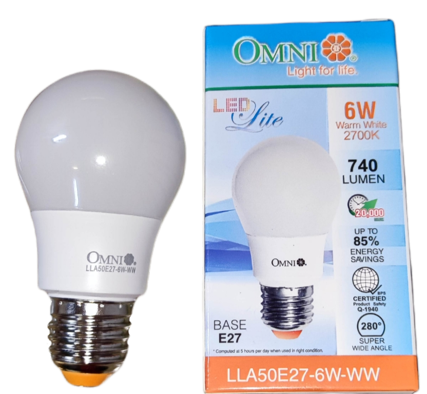 Omni 6W LED Bulb E27 220V
