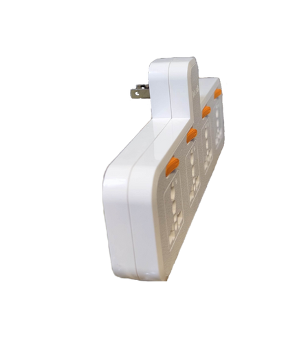 Omni Universal Adapter with Switch WUA-042 Omni 10A 250V 4 Gang Universal Outlet