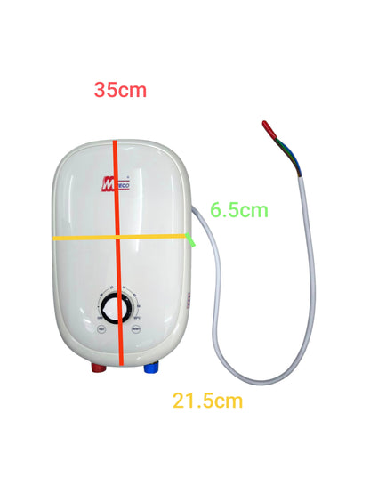 Meco Tankless Water Heater 3.5KW 220V ( Please fit Water Fittings before Electrical)