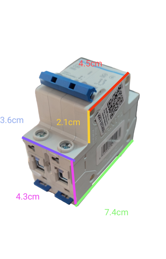Chint 16A 2Pole 4.5KAIC 220V Miniature Circuit Breaker MCB