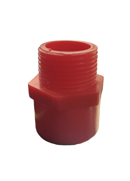 PVC Male Adaptor Available in 1/2",  3/4", 1", 1 1/4", 1 1/2" , 2" 3" 4" For Electrical PVC Conduits