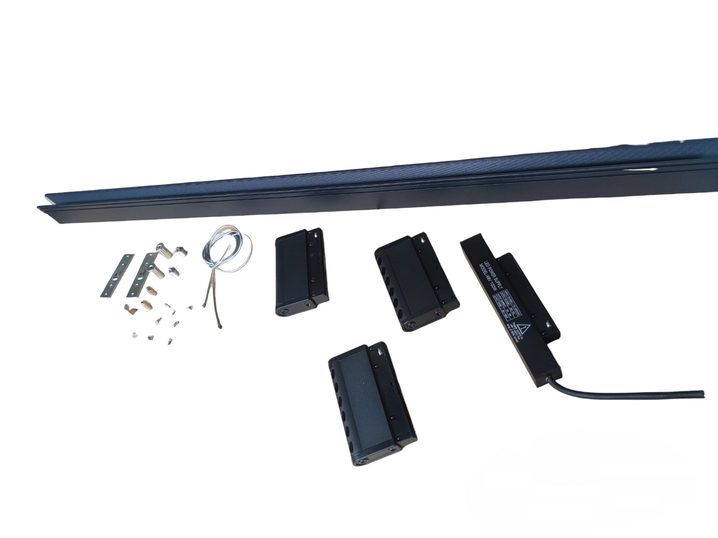 Magnetic Track Light 1 Meter 50mm with 3Pcs Rotary Grille Track Light Warm White 3000K 220V ( ILLUMIQ TERRA)