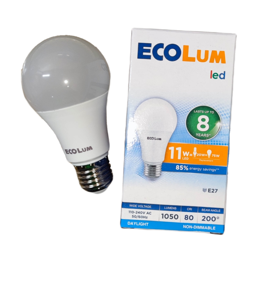 Ecolum 11W LED Bulb E27 220V Daylight