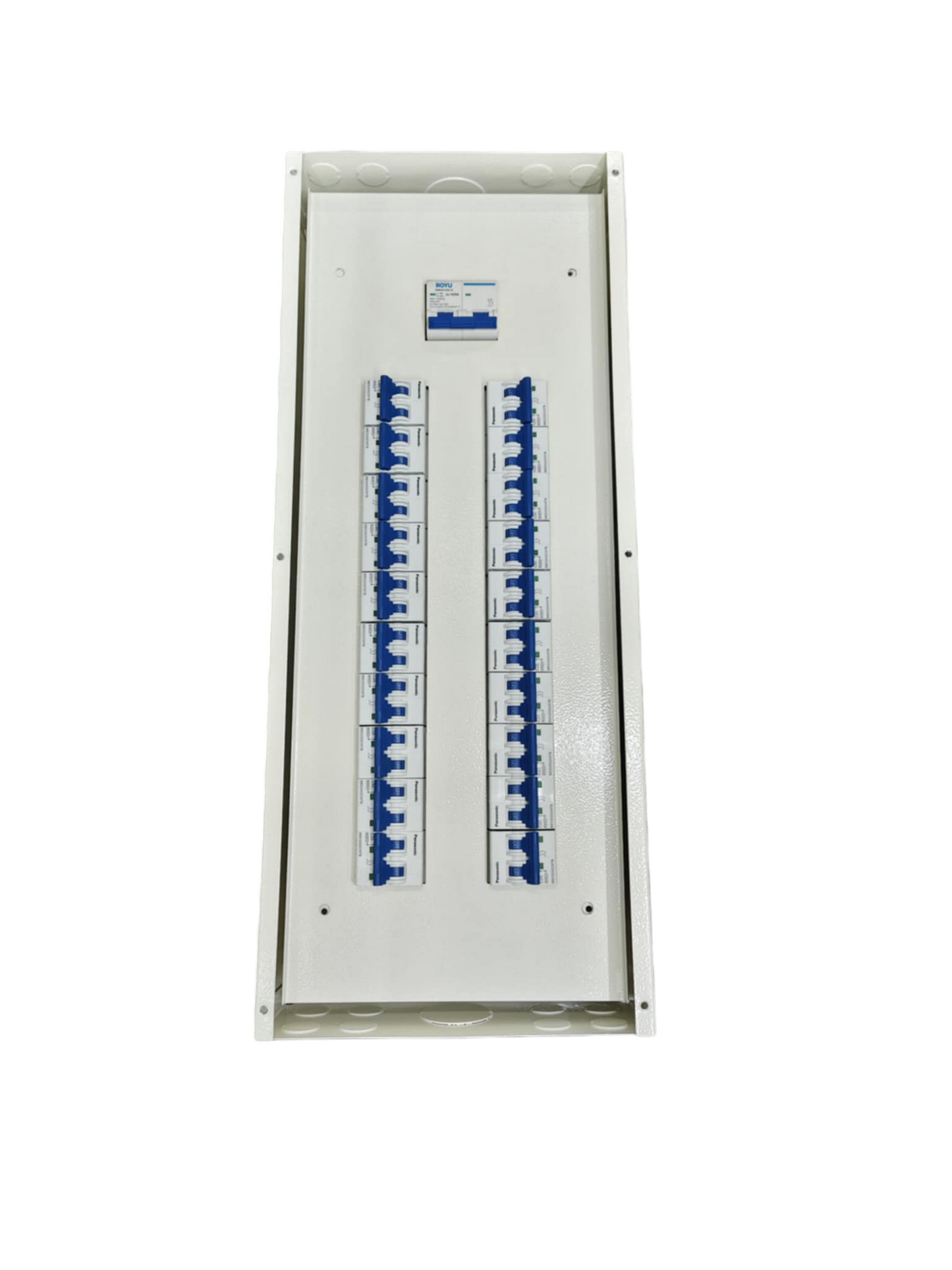 Panel Board 125A 2Pole Main Royu with Miniature Circuit Breaker 20 Branches 2 Pole Panasonic Branches