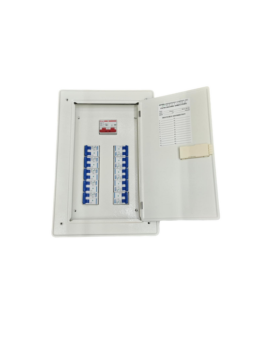 Koten Panel Board 100A 2pole Main Himel Miniature Circuit Breaker with 10 Branches 2 Pole Royu