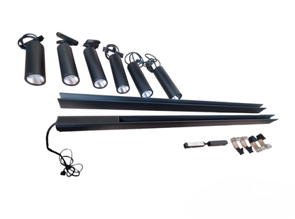 ILLUMIQ TERRA Magnetic Track Light 2 Meters 50mm with 6pcs 6W LED Pendant Track Light 220V Cool White 4000K