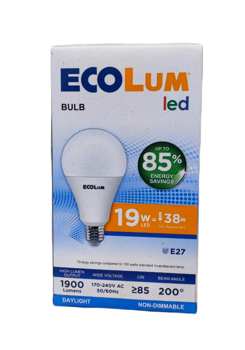 Ecolum 19W LED Bulb 220V E27 Daylight