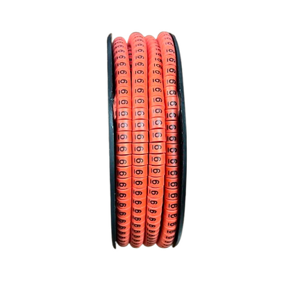Grippes Cable Marker 6 - Red for organized and efficient cable management solutions