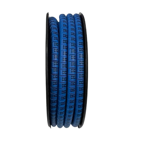 Cable Marker Blue - H for organized cable management and easy identification of wires