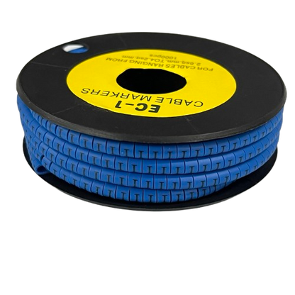 Grippes Cable Marker Blue on a spool for organized cable management and labeling