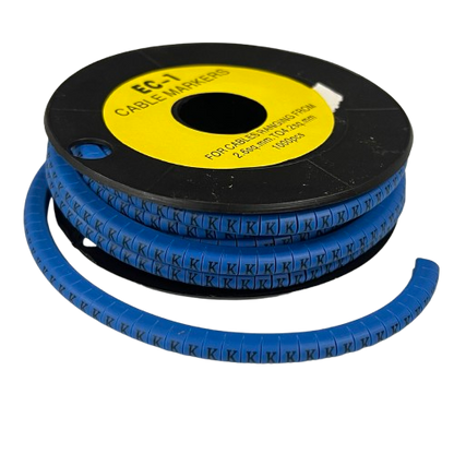 Grippes Cable Marker Blue - K for Organized Cable Management in Various Applications