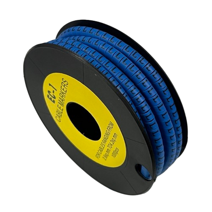 Grippes Cable Marker Blue - L on spool for effective cable management and organization