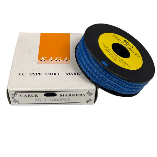 Grippes Cable Marker Blue - M Roll with 1000 Pieces for Efficient Cable Management