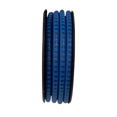 Grippes Cable Marker Blue - R for organized and efficient cable management