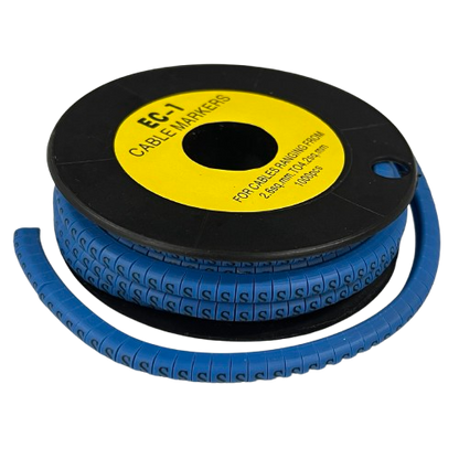 Grippes Cable Marker Blue - S in a roll, designed for effective cable management and organization
