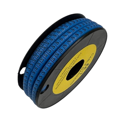 Grippes Cable Marker Blue - S on a spool for easy identification of cables and wires