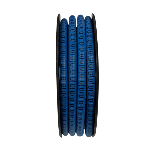 Grippes Cable Marker Blue - U for organized and efficient cable management solutions