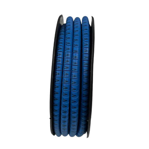 Grippes Cable Marker Blue - V for organized cable management and easy identification