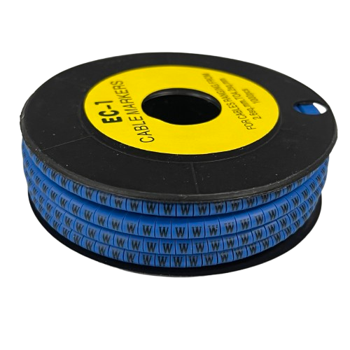 Grippes Cable Marker Blue - W for effective cable management and organization