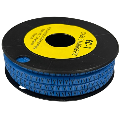 Grippes Cable Marker Blue - Y for effective cable organization and management