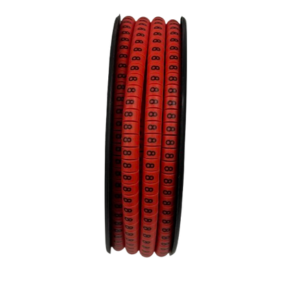 1000pcs Cable Marker Red - 8 for organizing cables and improving workspace efficiency