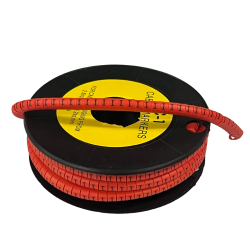 Grippes Cable Marker Red I - 1000pcs on a spool for effective cable management