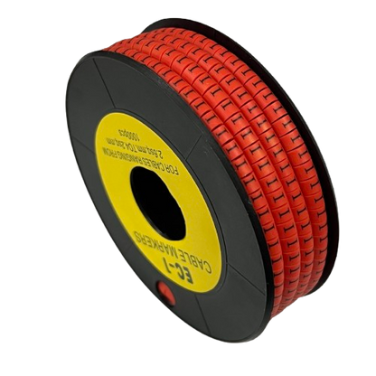 Grippes Cable Marker Red I - 1000pcs on a spool for effective cable management and organization