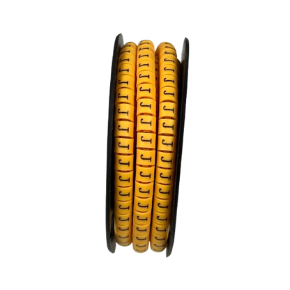 Grippes Cable Marker Yellow - J for effective cable organization and identification