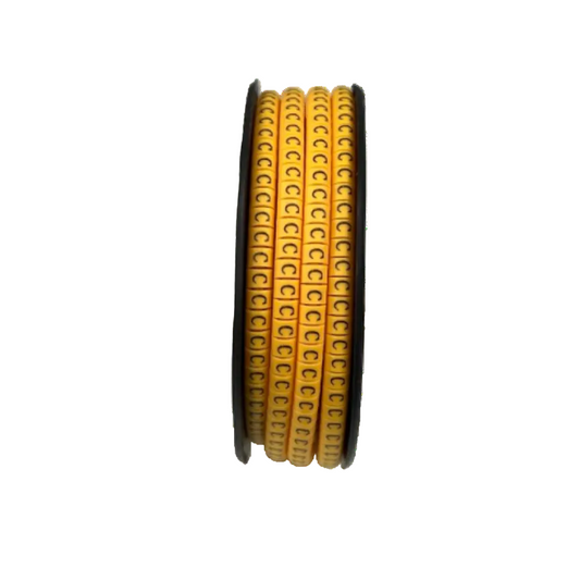 Grippes EC-1Y cable marker 1000PCS in Yellow for Effective Cable Organization