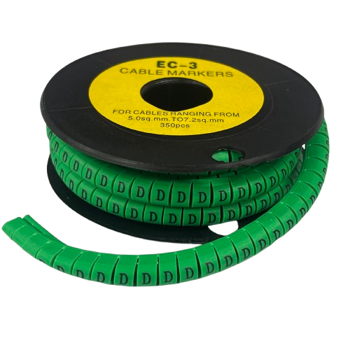 Grippes EC-3G cable markers 350pcs on a spool for organized cable identification