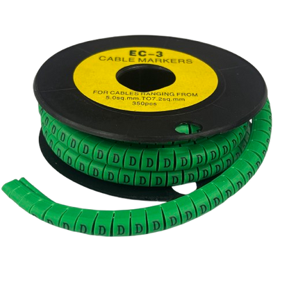 Grippes EC-3G cable markers 350pcs on a spool for organized cable identification