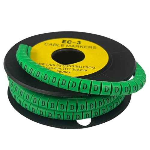 Grippes EC-3 cable markers 350pcs on a spool, designed for effective cable organization