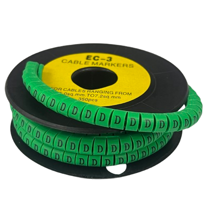 Grippes EC-3 cable markers 350pcs on a spool, designed for effective cable organization