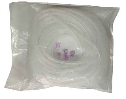 Clear plastic cable wrap 10 meters length for cable management in sealed packaging