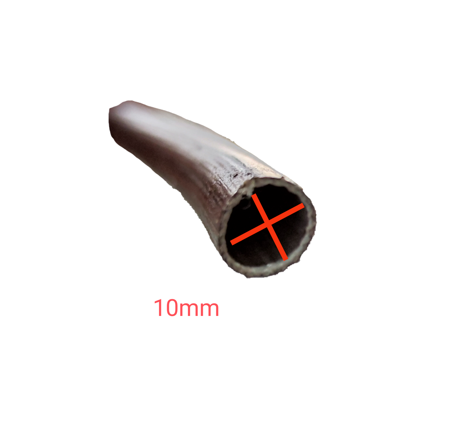 Close-up of Cambric Tubing 80cm Length with 10mm diameter for electrical circuitry and parts