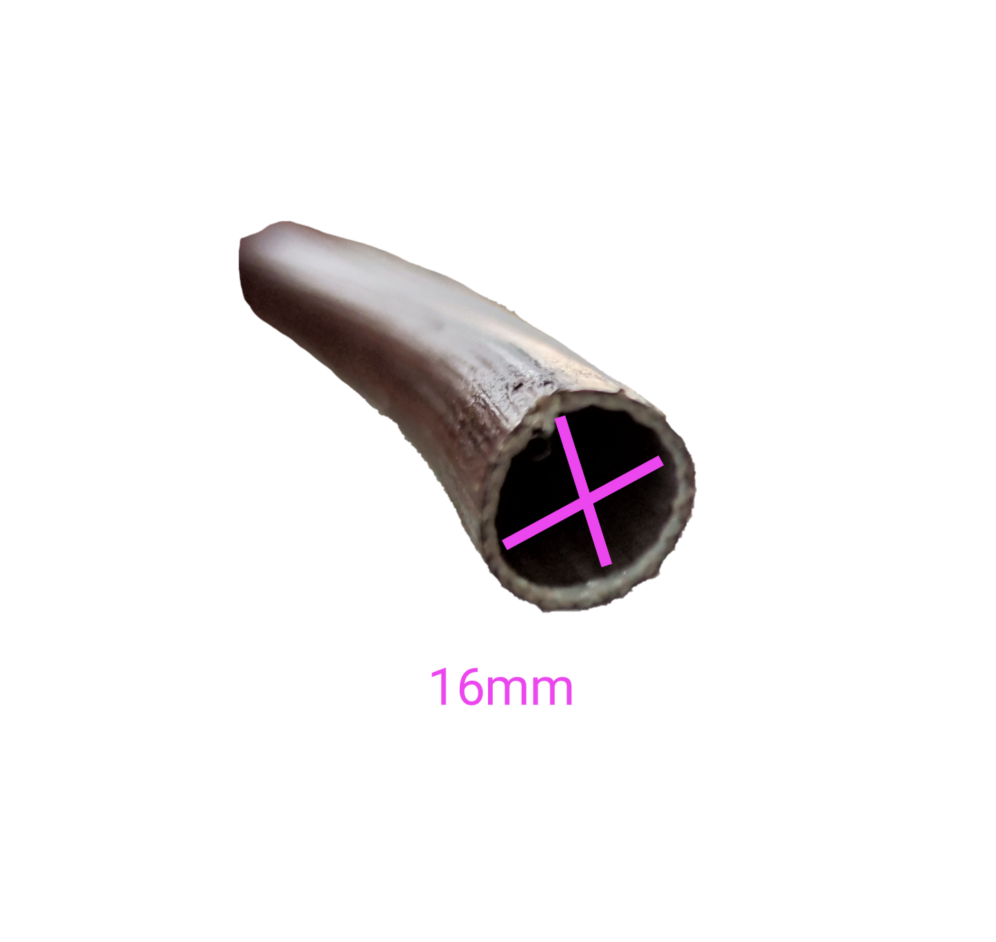 Close-up of Cambric Tubing 80cm Length with 16mm diameter for electrical circuitry and parts