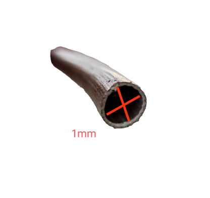 Close-up of Cambric Tubing 80cm Length with 1mm diameter for electrical circuitry and parts